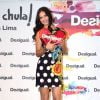 Adriana Lima fait des dédicaces lors de la promotion pour la marque Desigual à Barcelone. Le 30 juin 2014