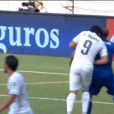  Luis Suarez mord Giogio Chiellini lors du match Uruguay - Italie lors de la Coupe du monde au Br&eacute;sil, le 24 juin 2014 
