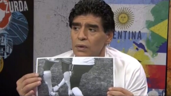 Mondial 2014 : Énervé, Diego Maradona traite Blaise Matuidi de ''criminel''