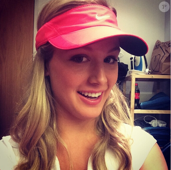 Eugenie Bouchard, la jolie et nouvelle star du tennis mondial, photo publiée sur son compte Instagram le 9 juin 2014