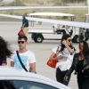 Zac Efron et Michelle Rodriguez prennent un volent privée en Sardaigne, le 3 juillet 2014.