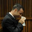  Oscar Pistorius, sur le banc des accus&eacute;s du tribunal de Pretoria, le 18 mars 2014 