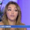 Nabilla sur le plateau du "Mag" sur NRJ12 revient sur son embrouille avec Ayem. Le 7 juillet 2014.