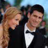 Novak Djokovic et Jelena Ristic lors du Festival de Cannes, le 17 mai 2011