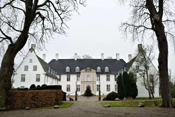 Le palais de Schackenborg, à Mogeltonder au Danemark, en décembre 2011