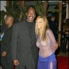 Beyoncé Knowles et son père Mathew lors des Sony Music Grammy Party à West Hollywood, le 28 février 2002.
 