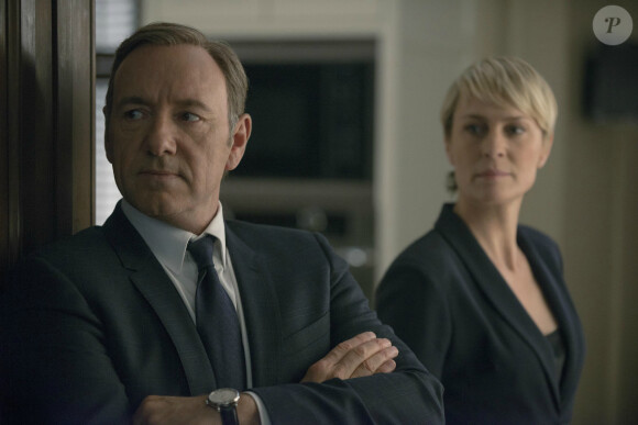 Robin Wright et Kevin Spacey dans "House of Cards", 2014.