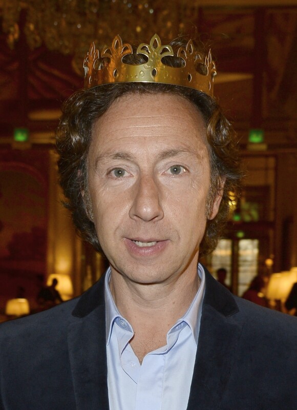 Stéphane Bern - Traditionnelle galette des reines à l'hotel Meurice à Paris le 11 janvier 2014.