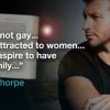 Ian Thorpe, en 2012, affirmait dans son autobiographie This is me ne pas être gay... En juillet 2014, avec le soutien de ses proches, la légende de la natation a mis fin au mensonge.