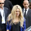 Shakira à Rio de Janeiro au Brésil, le 12 juillet 2014.