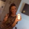 Selfie de Tara Damiano, participante de Secret Story 7. 2014.