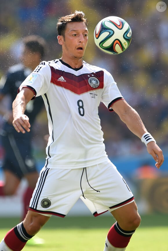 Mesut Özil lors du quart de finale entre la France et l'Allemagne au mondial brésilien, le 4 juillet 2014 à Rio