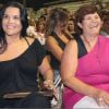 La mère et la soeur de Cristiano Ronaldo à un concert de Julio Iglesias à Algarve, le 6 août 2008. 