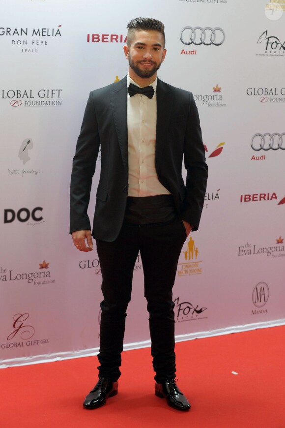 Kendji lors du Global Gift Gala à Marbella, le 20 juillet 2014