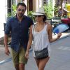 Eva Longoria et son compagnon Jose Antonio Baston dans les rues de Marbella le 20 juillet 2014