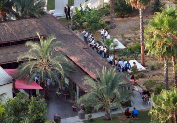 Exclusif - Mariage de Behati Prinsloo et Adam Levine à la Flora Farm à Los Cabos, le 19 juillet 2014. Parmi les invités, il y avait Jason Segel, Jonah Hill, Erin Heatherton, Coco Rocha, Robert Downey Jr. et les membres du groupe Maroon 5!