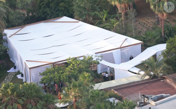 Exclusif - Mariage de Behati Prinsloo et Adam Levine à la Flora Farm à Los Cabos, le 19 juillet 2014. Parmi les invités, il y avait Jason Segel, Jonah Hill, Erin Heatherton, Coco Rocha, Robert Downey Jr. et les membres du groupe Maroon 5!
