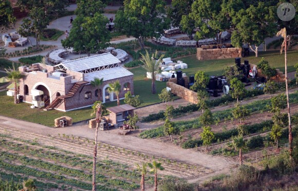 Exclusif - Mariage de Behati Prinsloo et Adam Levine à la Flora Farm à Los Cabos, le 19 juillet 2014. Parmi les invités, il y avait Jason Segel, Jonah Hill, Erin Heatherton, Coco Rocha, Robert Downey Jr. et les membres du groupe Maroon 5!