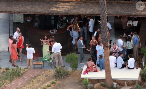 Exclusif - Mariage de Behati Prinsloo et Adam Levine à la Flora Farm à Los Cabos, le 19 juillet 2014. Parmi les invités, il y avait Jason Segel, Jonah Hill, Erin Heatherton, Coco Rocha, Robert Downey Jr. et les membres du groupe Maroon 5!