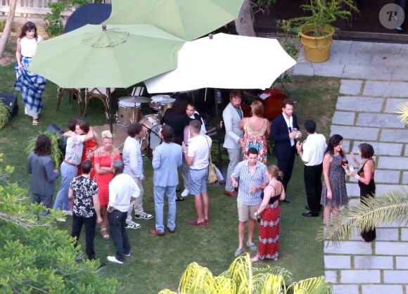 Exclusif - Mariage de Behati Prinsloo et Adam Levine à la Flora Farm à Los Cabos, le 19 juillet 2014. Parmi les invités, il y avait Jason Segel, Jonah Hill, Erin Heatherton, Coco Rocha, Robert Downey Jr. et les membres du groupe Maroon 5!