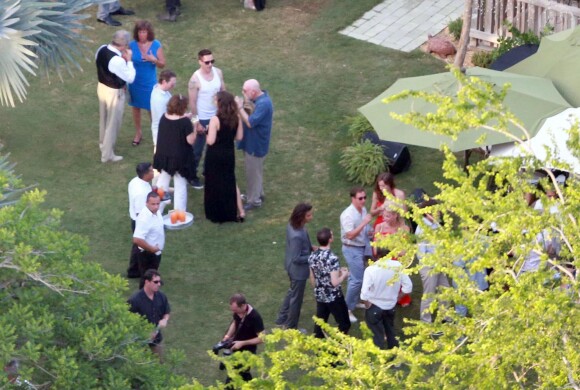 Exclusif - Mariage de Behati Prinsloo et Adam Levine à la Flora Farm à Los Cabos, le 19 juillet 2014. Parmi les invités, il y avait Jason Segel, Jonah Hill, Erin Heatherton, Coco Rocha, Robert Downey Jr. et les membres du groupe Maroon 5!