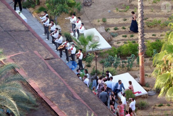 Exclusif - Mariage de Behati Prinsloo et Adam Levine à la Flora Farm à Los Cabos, le 19 juillet 2014. Parmi les invités, il y avait Jason Segel, Jonah Hill, Erin Heatherton, Coco Rocha, Robert Downey Jr. et les membres du groupe Maroon 5!