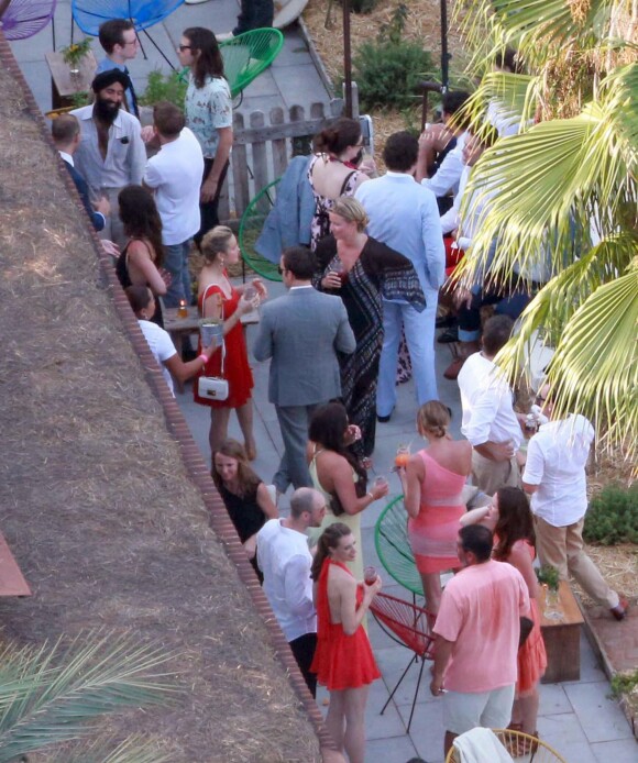 Exclusif - Mariage de Behati Prinsloo et Adam Levine à la Flora Farm à Los Cabos, le 19 juillet 2014. Parmi les invités, il y avait Jason Segel, Jonah Hill, Erin Heatherton, Coco Rocha, Robert Downey Jr. et les membres du groupe Maroon 5!