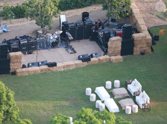 Exclusif - Mariage de Behati Prinsloo et Adam Levine à la Flora Farm à Los Cabos, le 19 juillet 2014. Parmi les invités, il y avait Jason Segel, Jonah Hill, Erin Heatherton, Coco Rocha, Robert Downey Jr. et les membres du groupe Maroon 5!