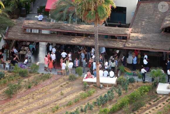 Exclusif - Mariage de Behati Prinsloo et Adam Levine à la Flora Farm à Los Cabos, le 19 juillet 2014. Parmi les invités, il y avait Jason Segel, Jonah Hill, Erin Heatherton, Coco Rocha, Robert Downey Jr. et les membres du groupe Maroon 5!