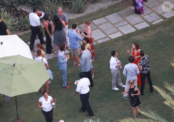 Exclusif - Mariage de Behati Prinsloo et Adam Levine à la Flora Farm à Los Cabos, le 19 juillet 2014. Parmi les invités, il y avait Jason Segel, Jonah Hill, Erin Heatherton, Coco Rocha, Robert Downey Jr. et les membres du groupe Maroon 5!