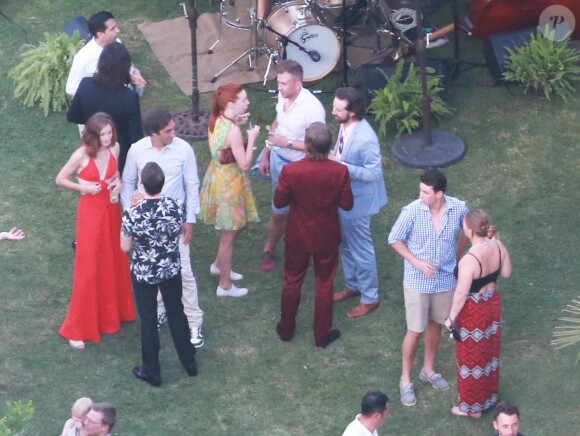 Exclusif - Mariage de Behati Prinsloo et Adam Levine à la Flora Farm à Los Cabos, le 19 juillet 2014. Parmi les invités, il y avait Jason Segel, Jonah Hill, Erin Heatherton, Coco Rocha, Robert Downey Jr. et les membres du groupe Maroon 5!