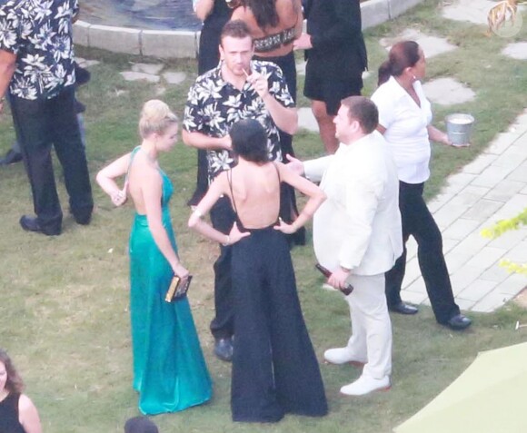 Exclusif - Mariage de Behati Prinsloo et Adam Levine à la Flora Farm à Los Cabos, le 19 juillet 2014. Parmi les invités, il y avait Jason Segel, Jonah Hill, Erin Heatherton, Coco Rocha, Robert Downey Jr. et les membres du groupe Maroon 5!