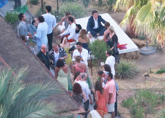 Exclusif - Mariage de Behati Prinsloo et Adam Levine à la Flora Farm à Los Cabos, le 19 juillet 2014. Parmi les invités, il y avait Jason Segel, Jonah Hill, Erin Heatherton, Coco Rocha, Robert Downey Jr. et les membres du groupe Maroon 5!