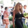 Serena Williams a posé ses valises à Novigrad où elle a rencontré le maire Anteo Milos, visité la ville et reçu de nombreux cadeaux de la part des locaux, le tout avec le sourire, le 18 juillet 2014