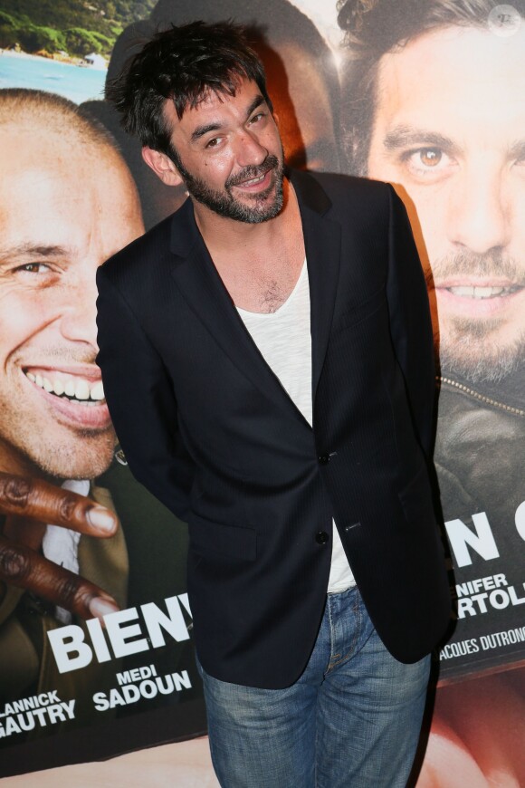 Thomas VDB (Thomas Vandenberghe) lors de l'avant-première du film "Les Francis" à l'UGC Ciné Cité de Bercy à Paris, le 21 juillet 2014.
