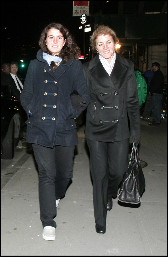 Caroline Kennedy avec sa fille Tatiana Schlossberg  en octobre 2006 à New York.