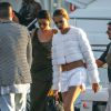 Selena Gomez et Cara Delevingne se rendent à la soirée caritative de Leonardo DiCaprio, Saint-Tropez, le 23 juillet 2014.