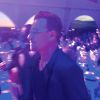 Le chanteur Bono (U2) - People à la soirée caritative de Leonardo DiCaprio, pour sa fondation consacrée à la protection des derniers sites sauvages de la planète, au domaine de Bertaud Belieu à Saint-Tropez. Le 23 juillet 2014
