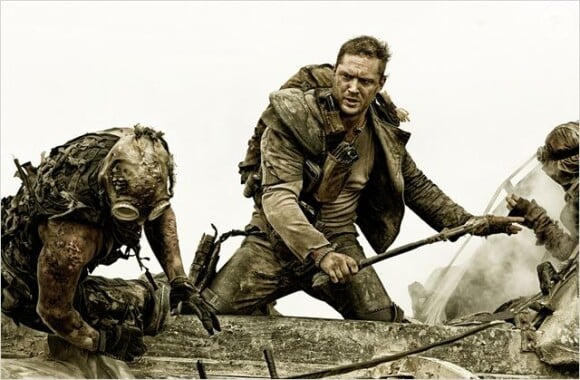 Tom Hardy en action dans Mad Max : Fury Road.