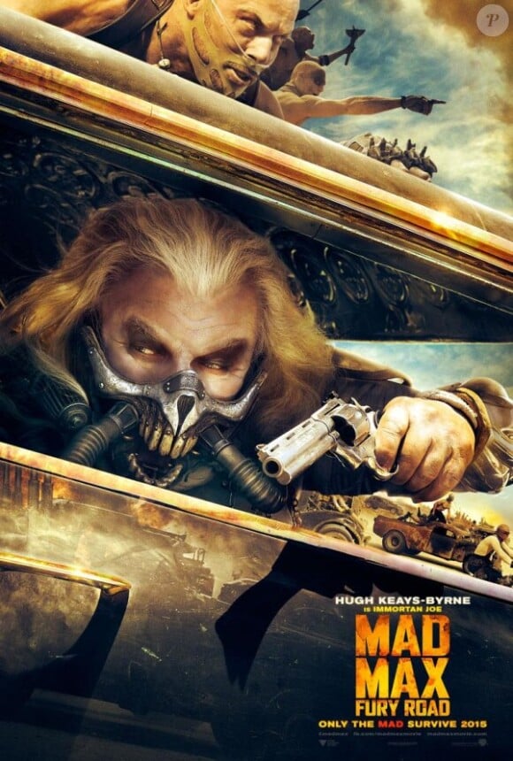 Hugh Keays-Byrne dans une affiche-personnage de Mad Max : Fury Road.