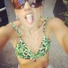 Lily Allen a affiché le résultat de son régime sur Instagram en juillet 2014.
