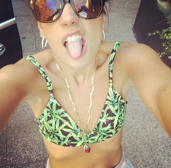 Lily Allen a affiché le résultat de son régime sur Instagram en juillet 2014.