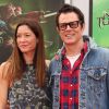 Johnny Knoxville et sa femme Naomi Nelson - Première du film "Teenage Mutant Ninja Turtles" à Westwood, le 3 août 2014.