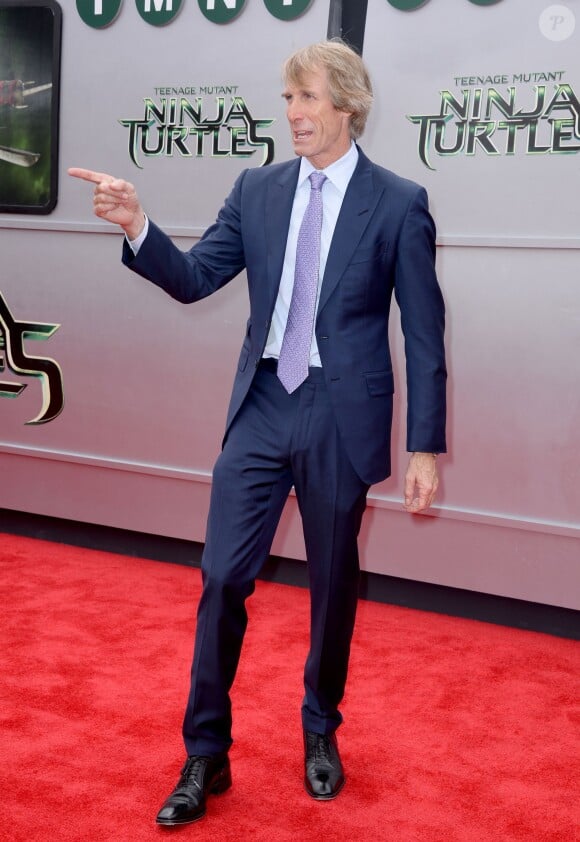 Michael Bay à la première du film "Teenage Mutant Ninja Turtles" à Westwood, le 3 août 2014.