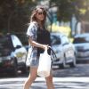 Exclusif - Mila Kunis enceinte fait du shopping à Hollywood, le 5 août 2014.