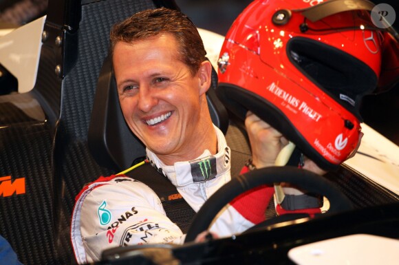 Michael Schumacher à Bangkok en Thailande, le 16 décembre 2012.