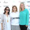 Natalie Imbruglia, la princesse Beatrice d'York et Holly Branson en supportrices au départ du Virgin Strive Challenge, le 7 août 2014 à Londres, auquel participe notamment Sam Branson, fils de Sir Richard Branson.