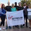 Marion Bartoli, Noah Devereux, Sam Branson, Holly Branson, Jack Whitehall et la princesse Beatrice d'York étaient au départ du Virgin Strive Challenge, le 7 août 2014 à Londres