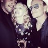 Madonna a célébré son anniversaire en avance en compagnie du chanteur Bono de U2, le 7 août 2014.