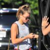 Sofia Richie, the daughter of Diane Alexander and Lionel Richie, grabs a bite at Mauro's Restaurant in West Hollywood, Los Angeles, CA, USA on August 07, 2014. Life as a Richie certainly has its perks. When Sofia was growing up, her dad taught her how to play the piano to his own songs Ballerina Girl is her favorite. She considered Michael Jackson to be like a godfather and counts Paris Jackson as one of her close friends. Photo by GSI/ABACAPRESS.COM08/08/2014 - Los Angeles